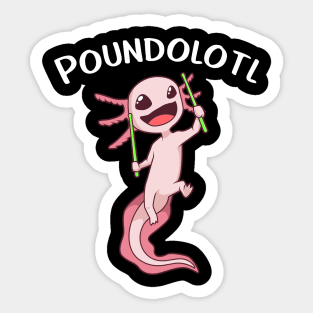 Pound Fitness - Poundolotl Sticker